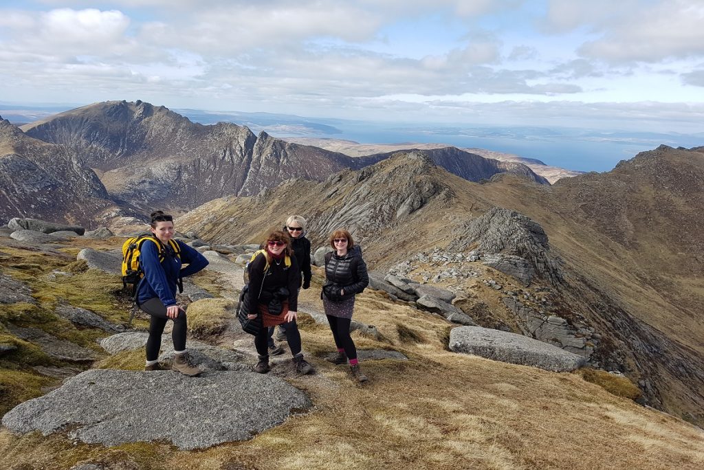 Arran Coastal Way Walking Adventure - Goatfell Summit